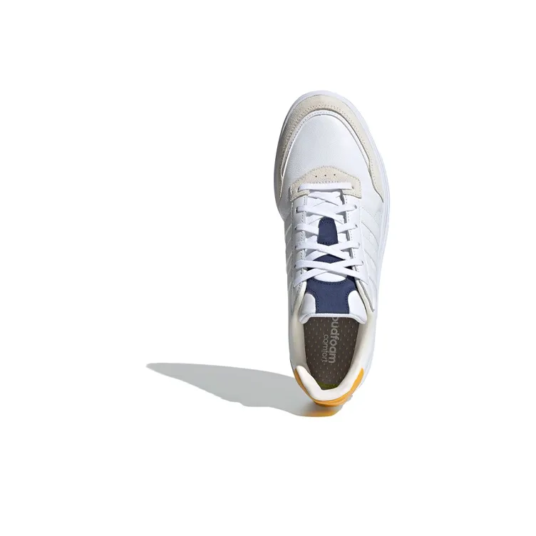Adidas Neo Courtmaster 'White Yellow'-4