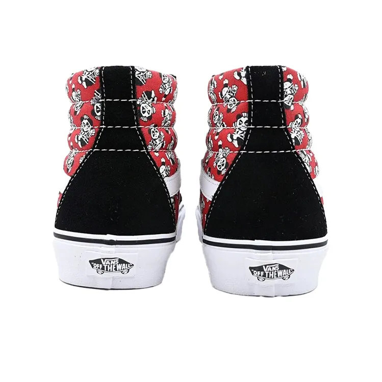 Vans SK8 HI Black/Red-3