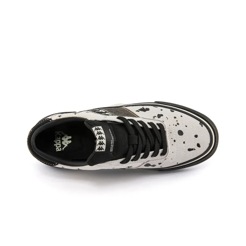 Kappa Coverage Low Top Skateboard Shoes Unisex Heron Feather White-5