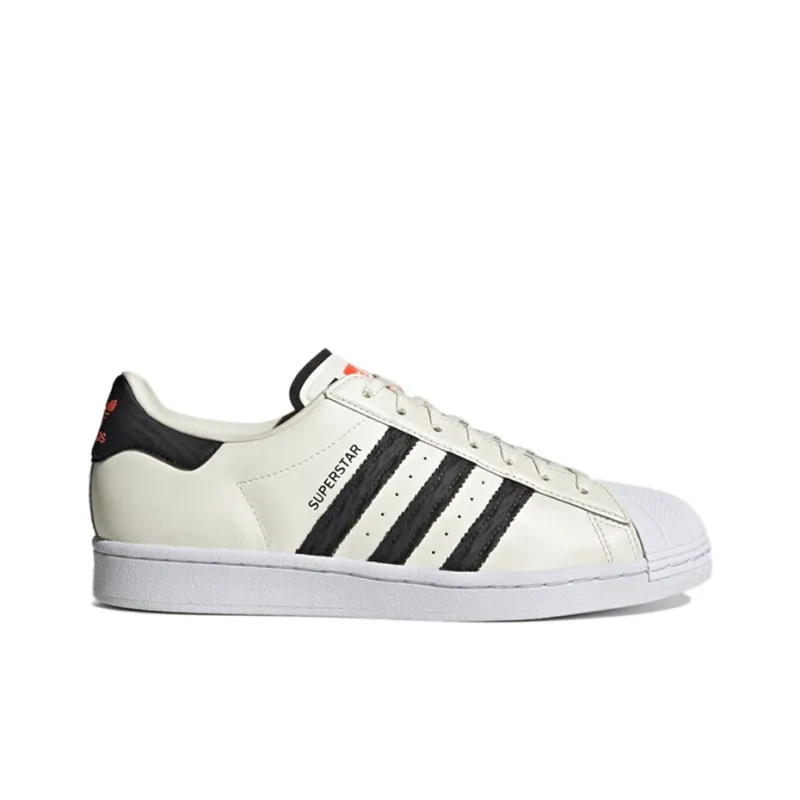 Adidas Originals Superstar Shoes 'White Black Orange'-1