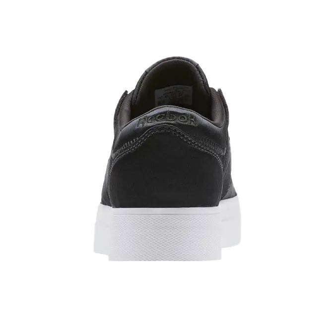 Reebok Workout Wrapping Anti-Slip Shock-Absorbing And Wear-Resistant Low-Top Skateboard Shoes Women's Black White-4