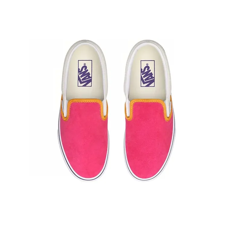 Vans Mini Cord Classic Slip On Platform Multi Pink Women's-3