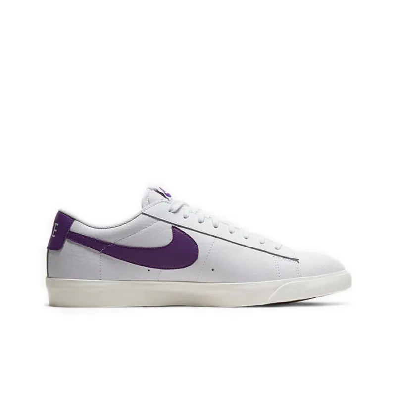Nike Blazer Low Leather White Purple-1