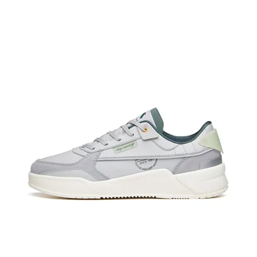 ANTA Skateboard Shoes Men Low-Top Chip Gray/Mist Gray