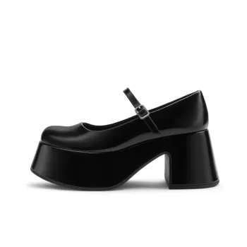 CHARLES&KEITH Chunky Heel Mary Jane Shoes Women's