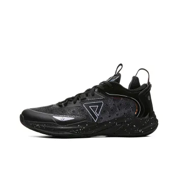 PEAK Lightning 1.0 Black Warrior Color Scheme Low Top Basketball Shoes Men's Black