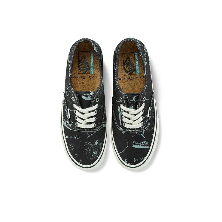Vans Authentic Sf Chris Johanson Black Antique White-2