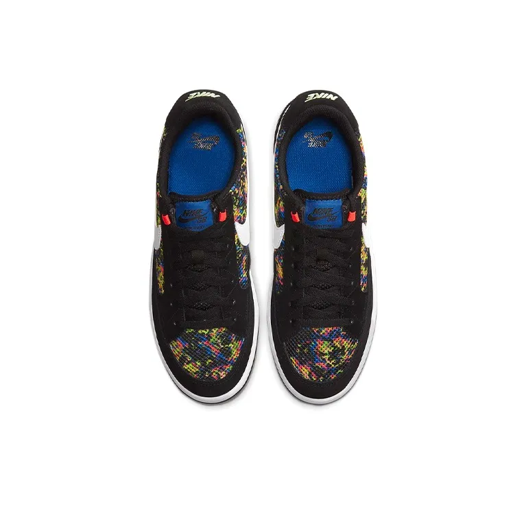 Nike SB Adversary Coverage Low Top Skateboard Shoes Men's Black Green-3