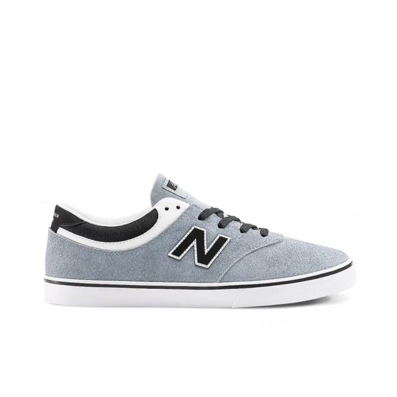 New Balance NB Quincy 254 Durable Lightweight And Breathable Low-Top Skateboard Shoes Men's Gray Blue-1