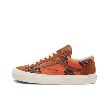 Vans Style 36 Modernica Orange Hawaiian Print