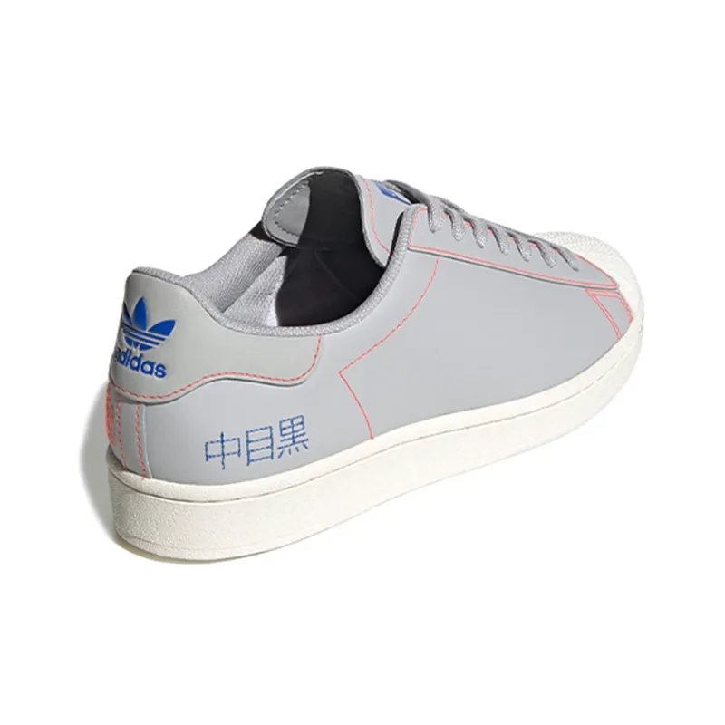 Adidas Originals Superstar Pure 'Embroidered Katakana Grey Chalk'-3