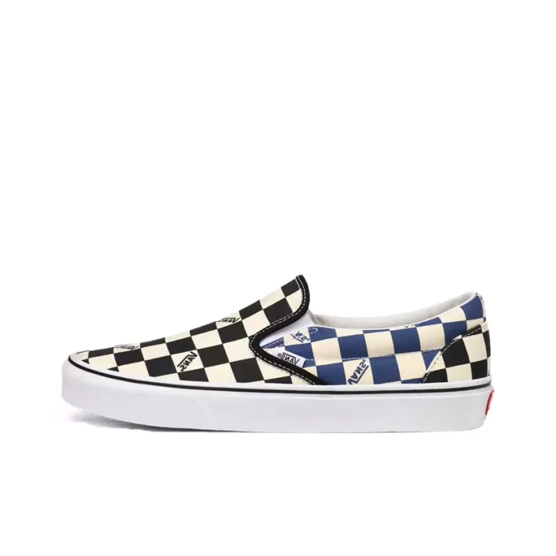 Vans Classic Slip On 'Big Check Black Navy'-0
