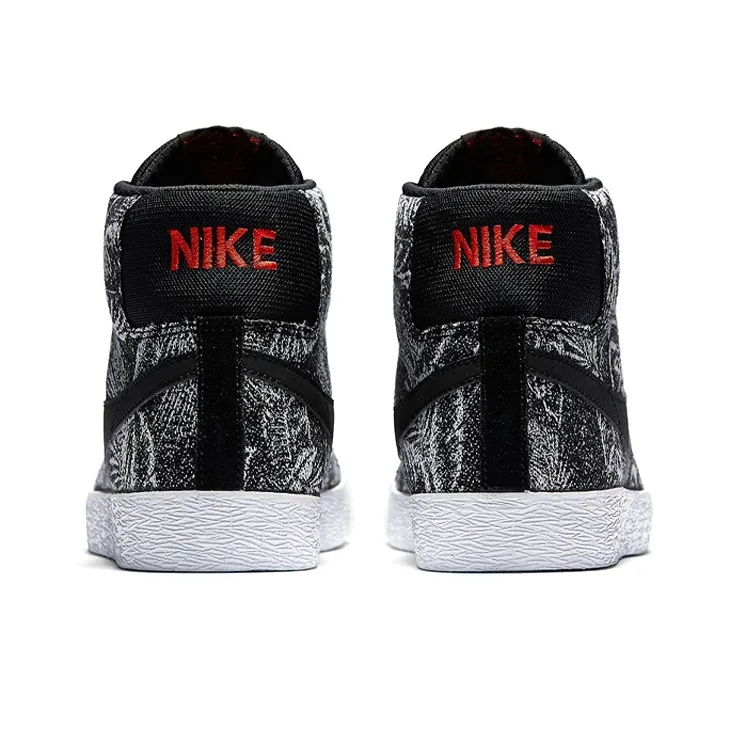 Nike Blazer Coverage Anti-Slip And Wear-Resistant Mid-Top Skateboard Shoes-4
