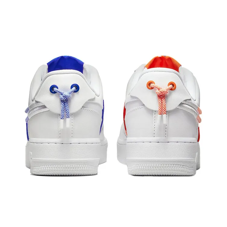 Nike Air Force 1 Low '07 Lx White Orange Blue Women's-4