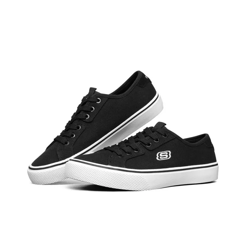 Skechers V'Lites Low Top Sneakers Black/White Women's-2