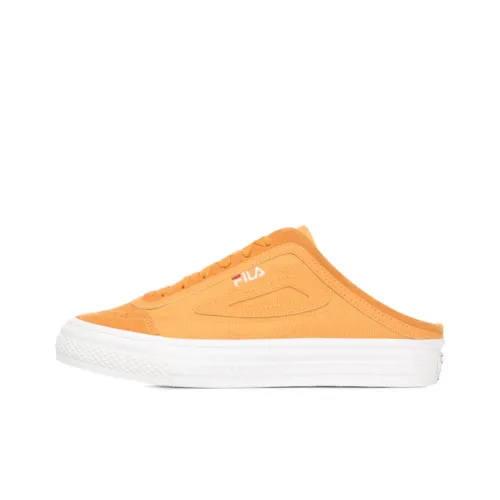 FILA Classic Boarder Skateboard Shoes Unisex Low-Top Orange