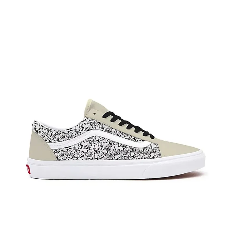 Vans Durable Lightweight And Breathable Low-Top Skateboard Shoes Unisex Beige-1