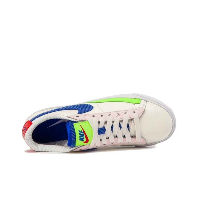 Nike 'S Blazer Low Sail/Racer Blue Arctic Pink Women's-4