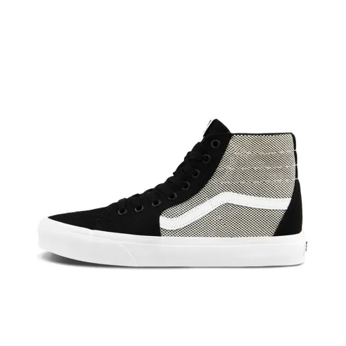 Vans SK8 Skateboard Shoes Unisex High-Top Black/Grey