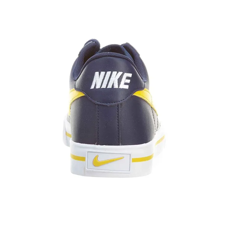 Nike Sweet Classic Leather Low Top Sneakers Blue-3