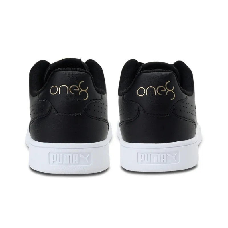 PUMA Shuffle Perf One8 Balance Lightweight Low-Top Skateboard Shoes Women's Black White-3