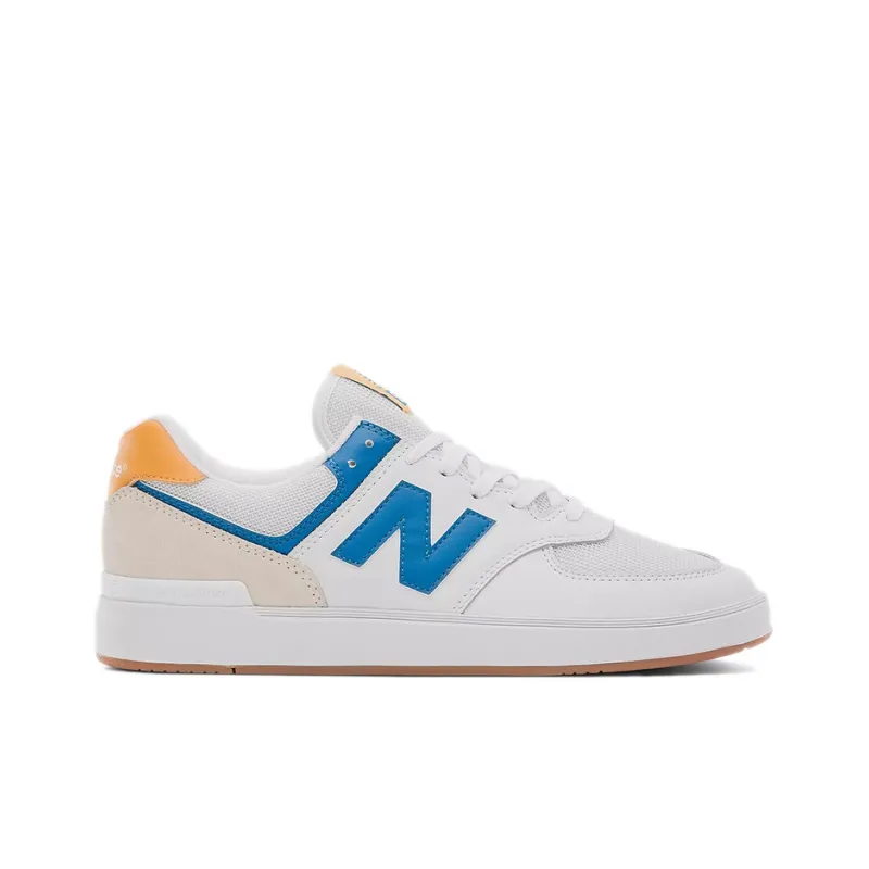New Balance 574 White Blue-1