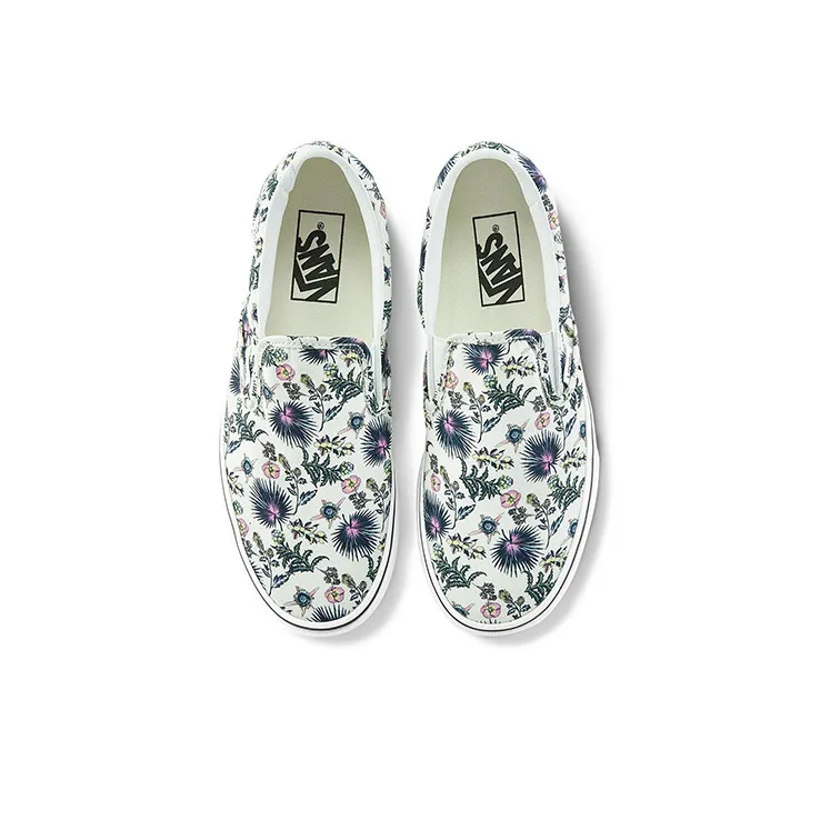 Vans Classic Slip on White/Multicolor Multi Color-2