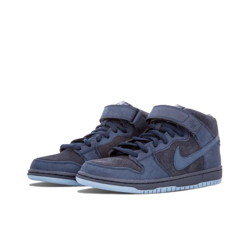 Nike Sb Dunk Mid Obsidian Navy Blue-1