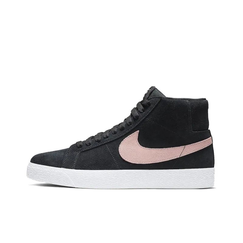 Nike Sb Blazer Mid Black Washed Coral-0