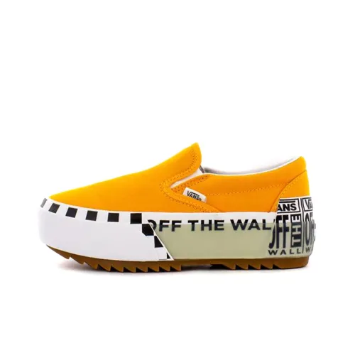 Vans Slip-On Classic Stacked 'Logo Stack - Bright Marigold'