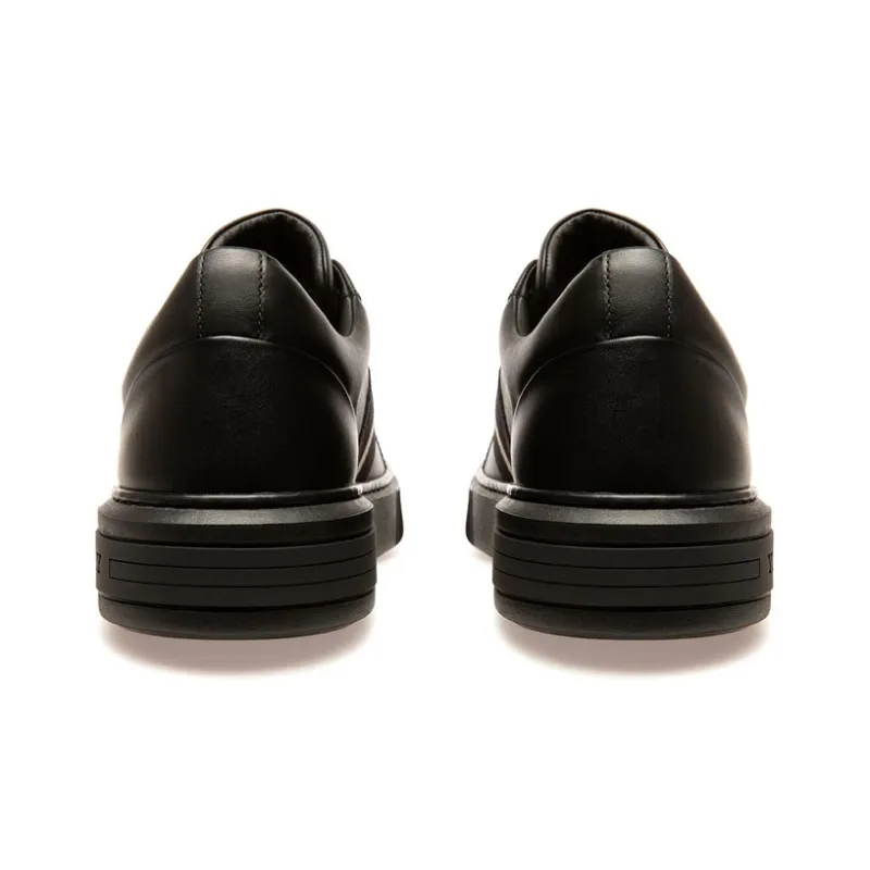 BALLY Anti Slip Wear Resistant Low Top Skateboard Shoes Men's Black-4