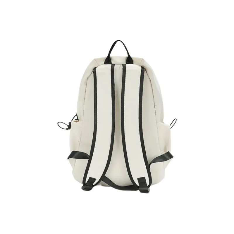 SEM/R Polyester Backpack Medium Size Unisex Ecru/Army Green/Black-1