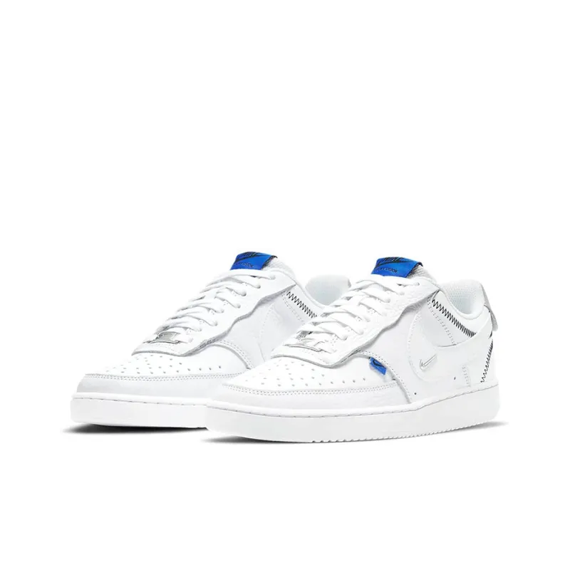 Nike Court Vision Low Se 'White Metallic Silver' Women's-2