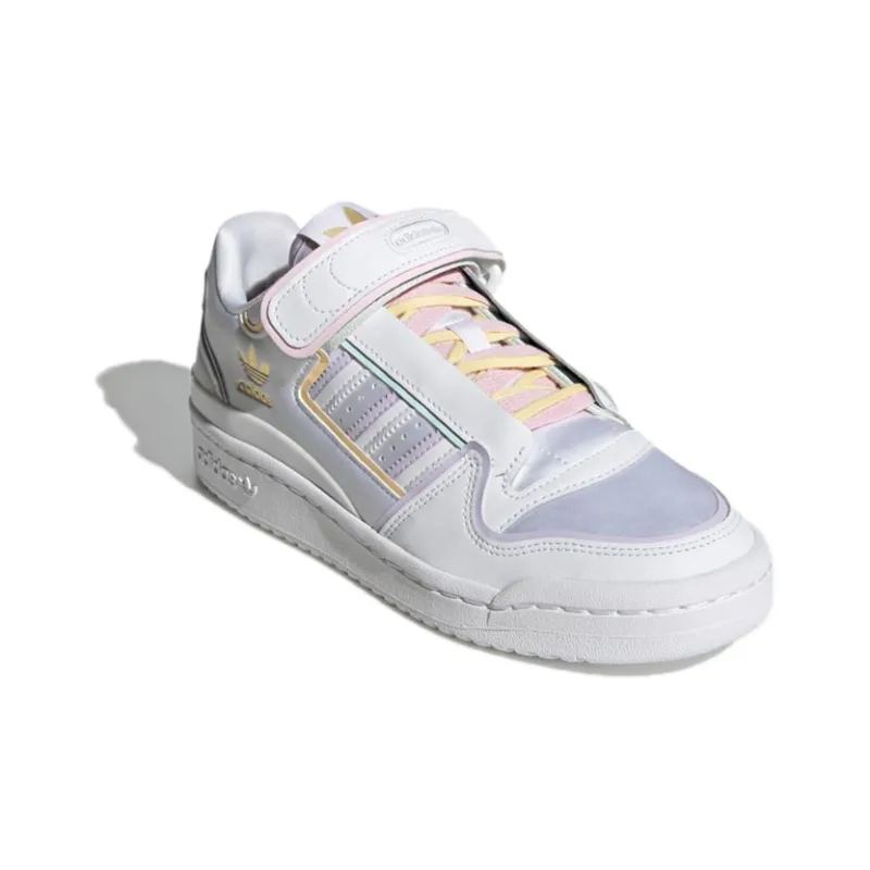 Adidas Forum Plus White Pink Purple Women's-2