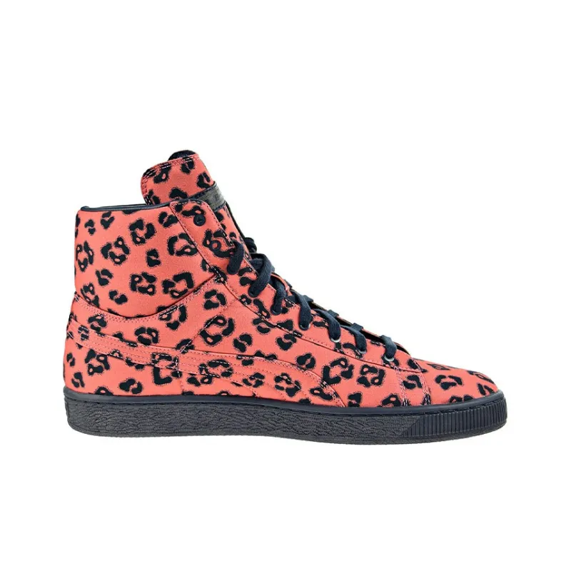 PUMA Basket Skateboard Shoes Men High-Top Orange-1