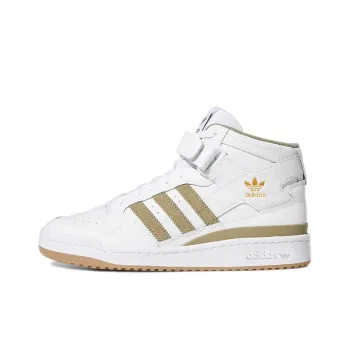 Adidas Originals Forum Mid Cloud White Orbit Green