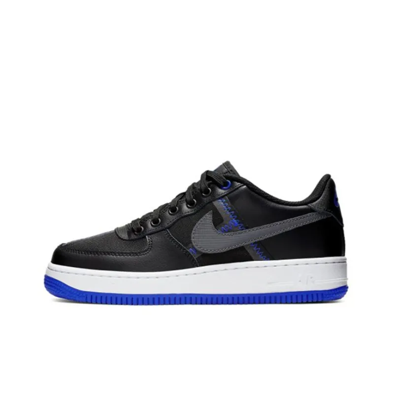 Nike Air Force 1 Low LV8 Black Racer Blue Mystic Navy GS-0