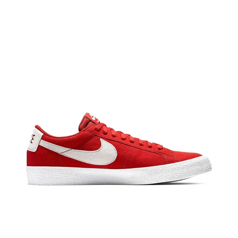 Nike Sb Skateboard Blazer Zoom Low Cnvs 'Red White'-1