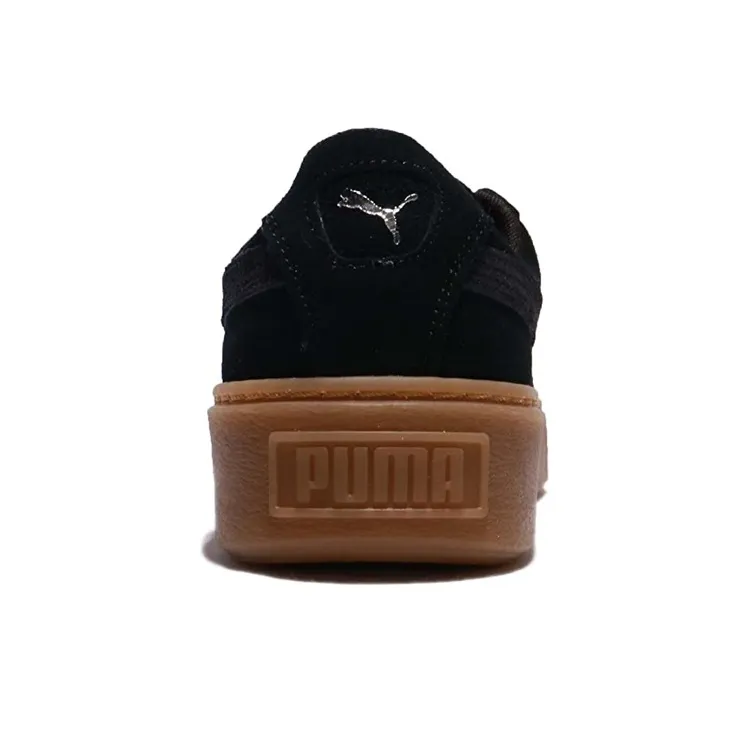 PUMA Suede Platform Animal Low Top Black Women's-2