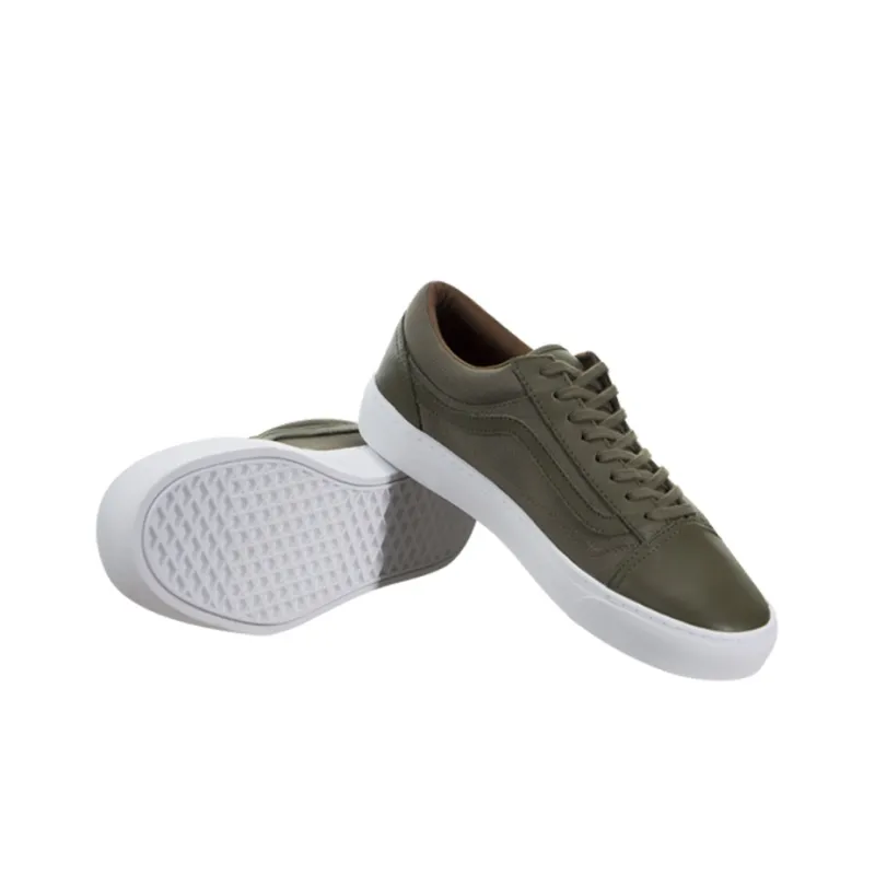 Vans Old Skool Collection Skateboard Shoes Unisex Low-Top Olive-3