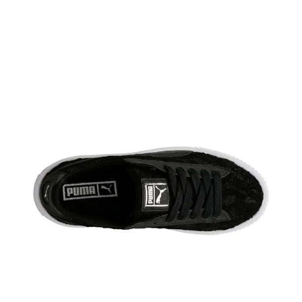 PUMA Basket Platform Fo 'Black' Women's-4