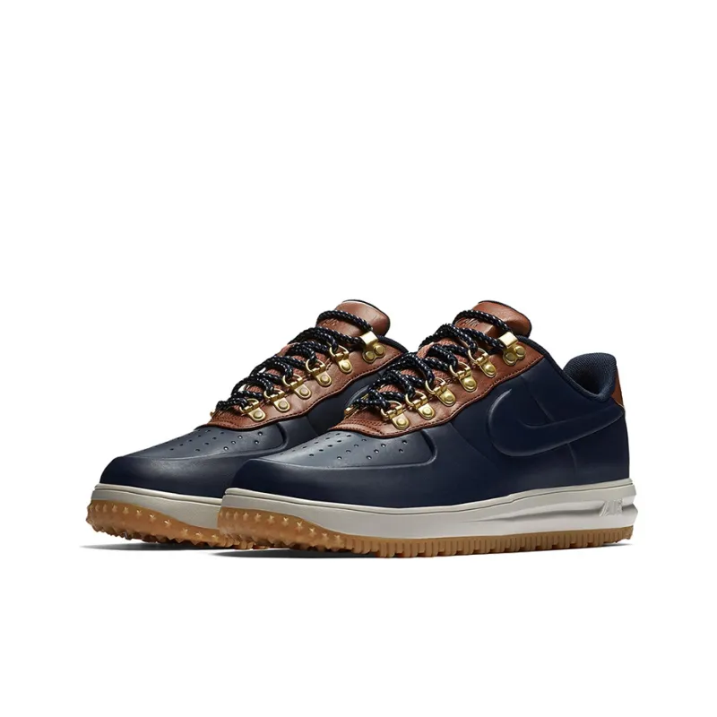 Nike Lunar Force 1 Duckboot Low Obsidian Saddle Brown-2