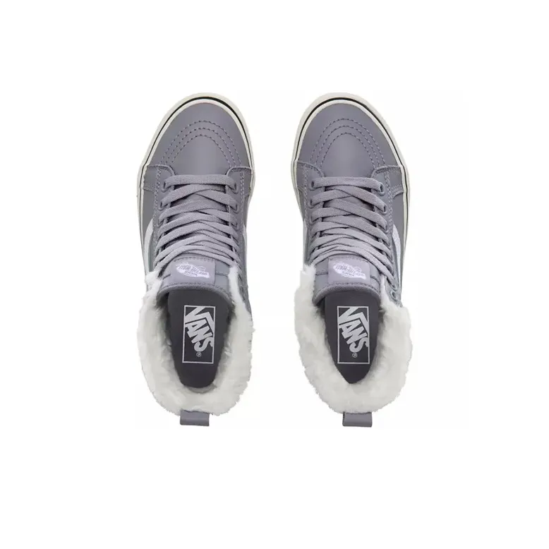 Vans SK8 HI Mte Grey/White-3