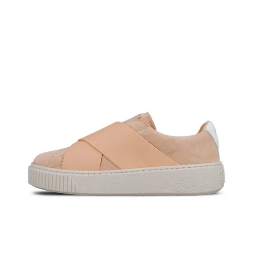 Coral x PUMA Platform Balance Lightweight Low-Top Skateboard Shoes Women's Orange