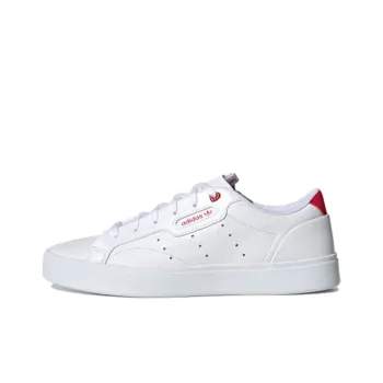 Sleek Women's Adidas Originals 'Heart Embossed White Scarlet' Women's
