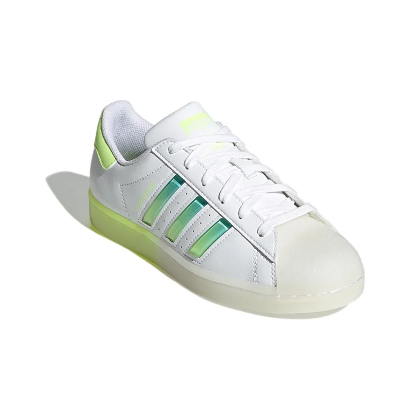 Adidas Originals Superstar 'White Yellow Green' Women's-2