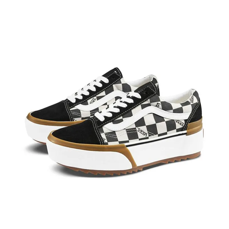 Vans Women's Old Skool Stacked 'Checkerboard' Women's-1