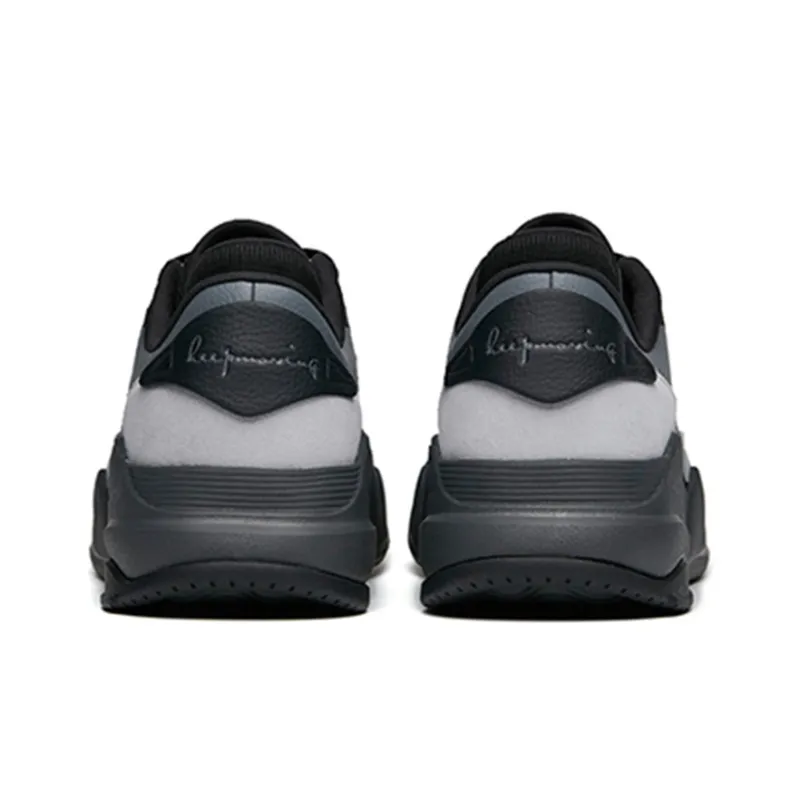 Anta Low-Top Skateboard Shoes Men's Gray-4