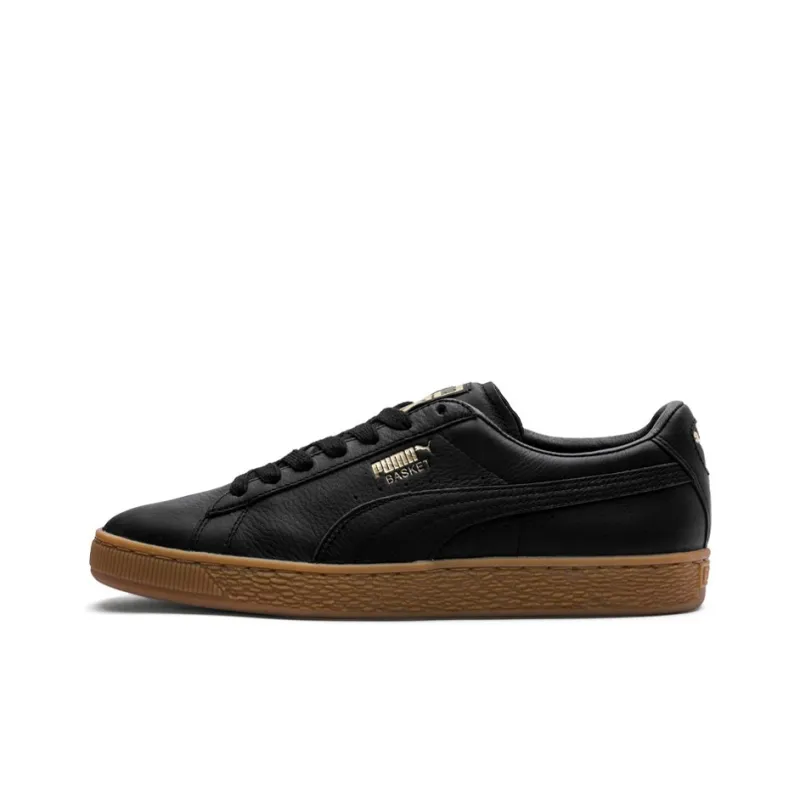 PUMA Basket Classic Gum Deluxe Sneakers Black/Brown-0
