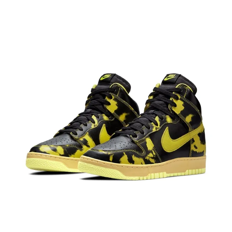 Nike Dunk High 1985 Sp Yellow Acid Wash-2